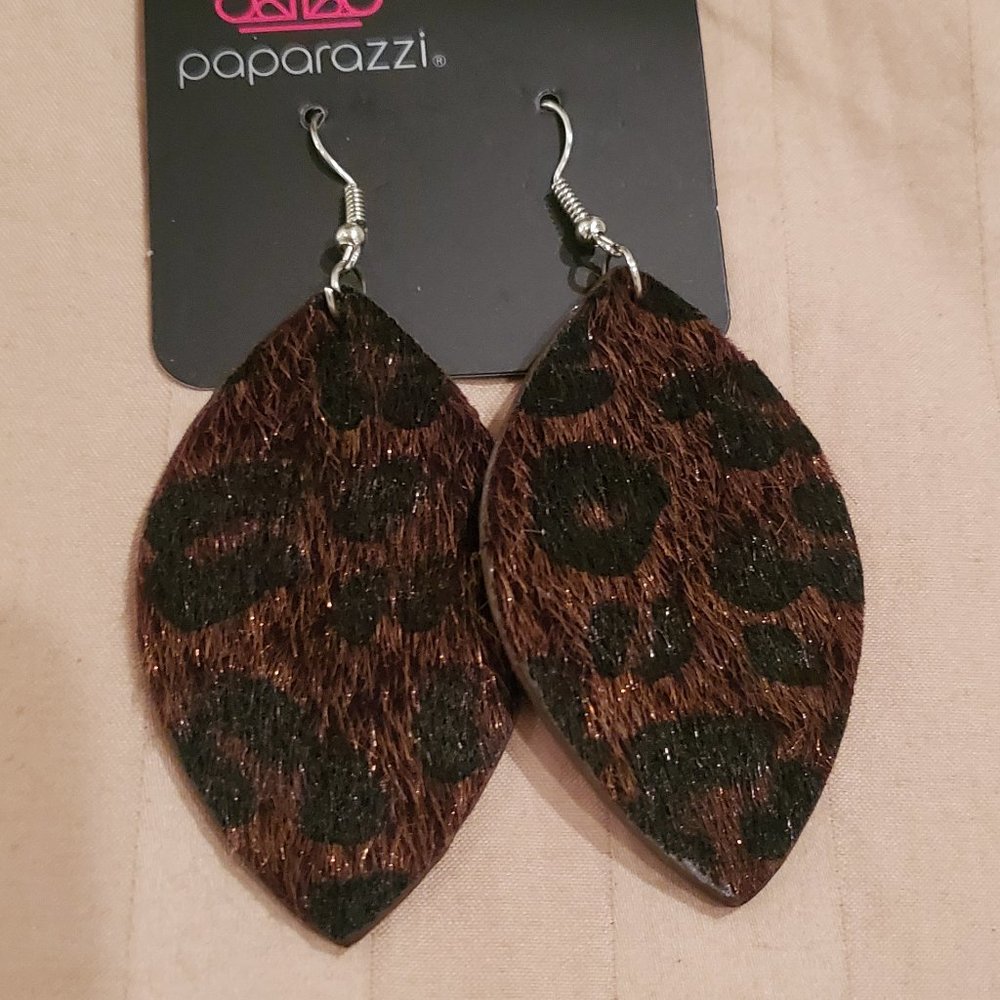 Leopard Print Earrings